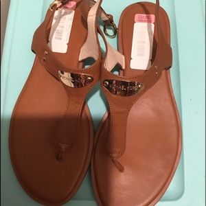 Brand new Michael Kors thong sandals